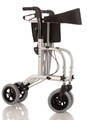 Picture of Deambulatori Rollators 4 ruote piegevole con doppia funzione in acciaio verniciato - Mopedia Cod. RP525